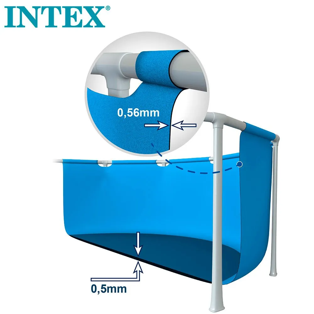 Intex Metallrahmen Mit Kartuschenfilter-pumpen-pool 450x220x84 Cm, Blue, 450 x 220 x 84cm Intex Metallrahmen Mit Kartuschenfilter-pumpen-pool 450x220x84 Cm, Blue, 450 x 220 x 84cm