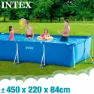 Intex Metallrahmen Mit Kartuschenfilter-pumpen-pool 450x220x84 Cm, Blue, 450 x 220 x 84cm