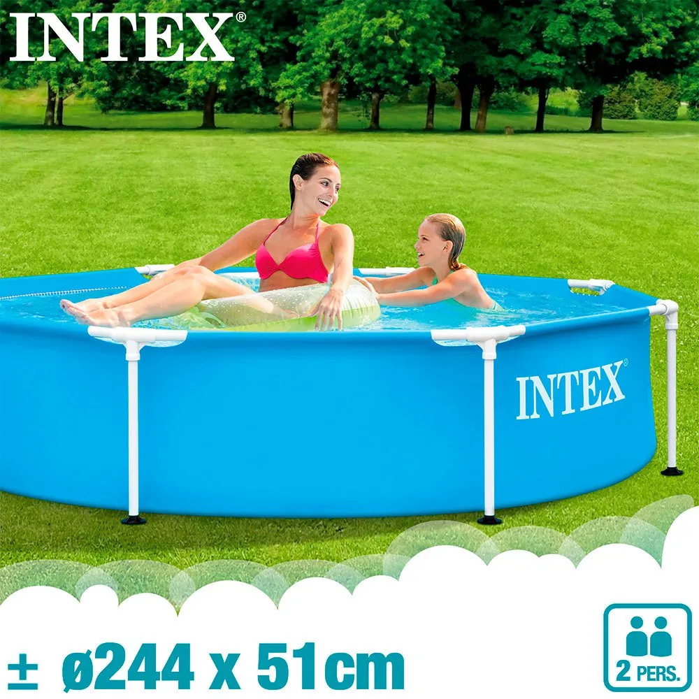 Intex Metallrahmenpool 244x51 Cm, Blue, 1828 Litres