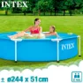 Intex Metallrahmenpool 244x51 Cm, Blue, 1828 Litres