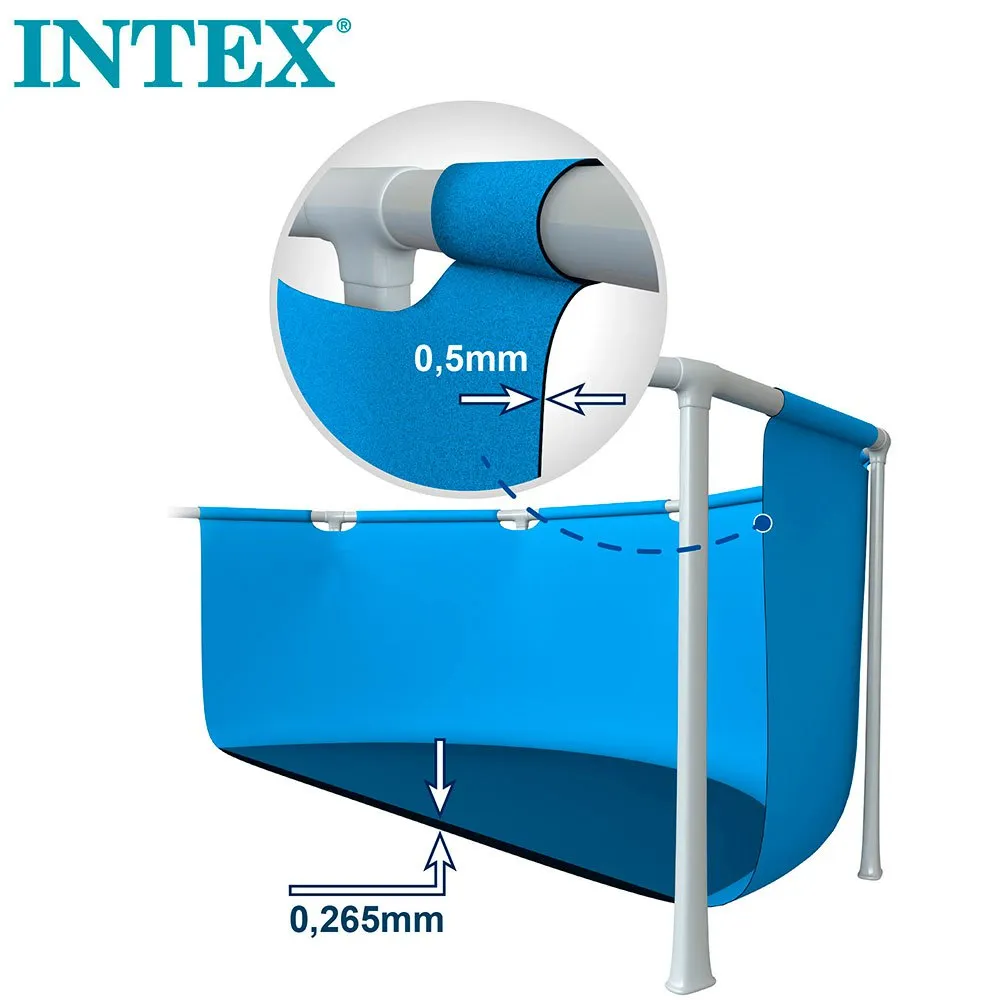 Intex Metallrahmenpool Für Den Strand 305x76 Cm, Blue, 305 x 76cm Intex Metallrahmenpool Für Den Strand 305x76 Cm, Blue, 305 x 76cm
