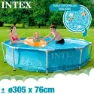Intex Metallrahmenpool Für Den Strand 305x76 Cm unisex, Blue, 305 x 76cm