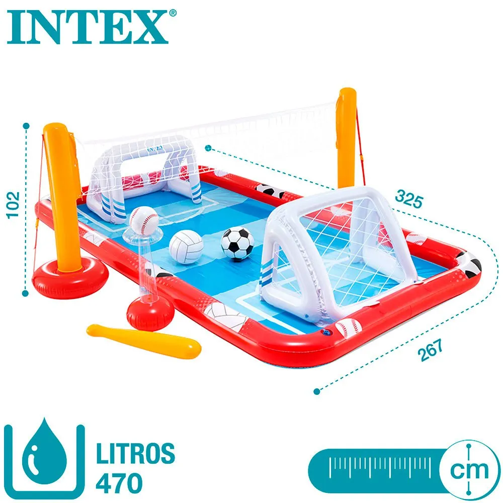 Intex Multisport-hüpfburgen-spielplatz 325x267x102 Cm, Multicolour, 325 x 267 x 102cm Intex Multisport-hüpfburgen-spielplatz 325x267x102 Cm, Multicolour, 325 x 267 x 102cm
