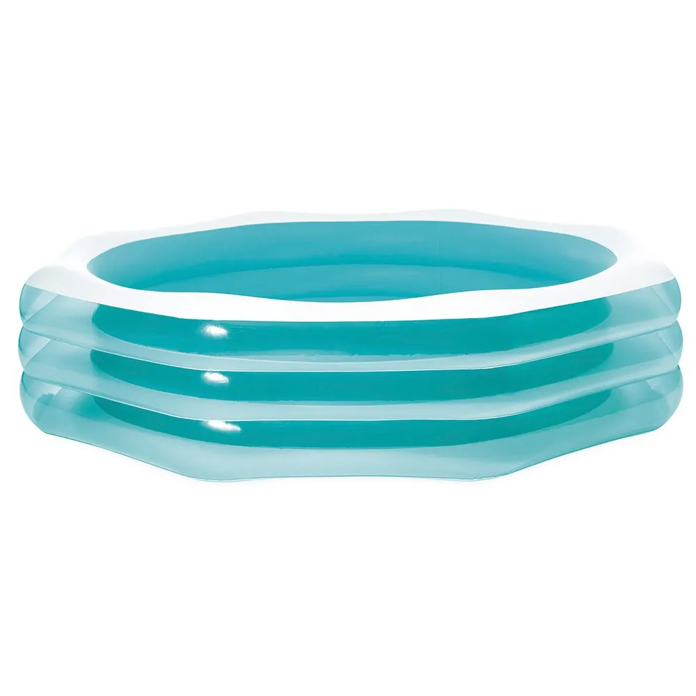 Intex Octogonal Runder Aufblasbarer Pool, Blue / white, 999L Intex Octogonal Runder Aufblasbarer Pool, Blue / white, 999L