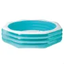 Intex Octogonal Runder Aufblasbarer Pool, Blue / white, 999L