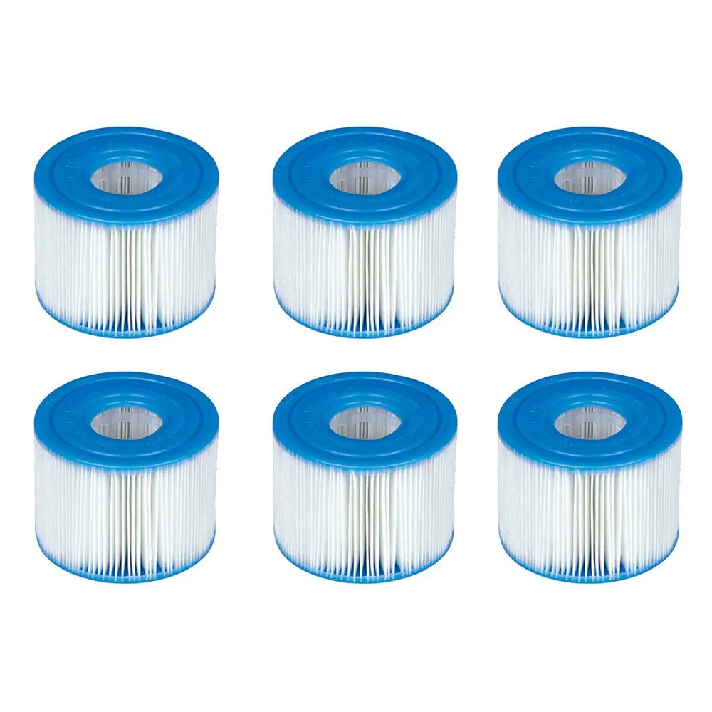 Intex Patronen Spa 6 Einheiten unisex, White / blue, S1 Art Intex Patronen Spa 6 Einheiten unisex, White / blue, S1 Art