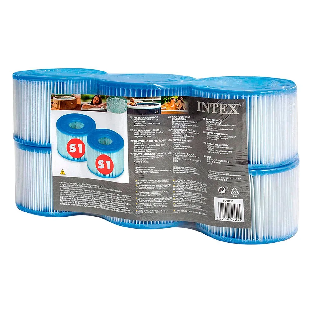 Intex Patronen Spa 6 Einheiten unisex, White / blue, S1 Art Intex Patronen Spa 6 Einheiten unisex, White / blue, S1 Art