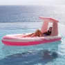 Intex Pink Paradise 244x119x97 Cm Luftmatratze Für Pool, Pink / white, One Size