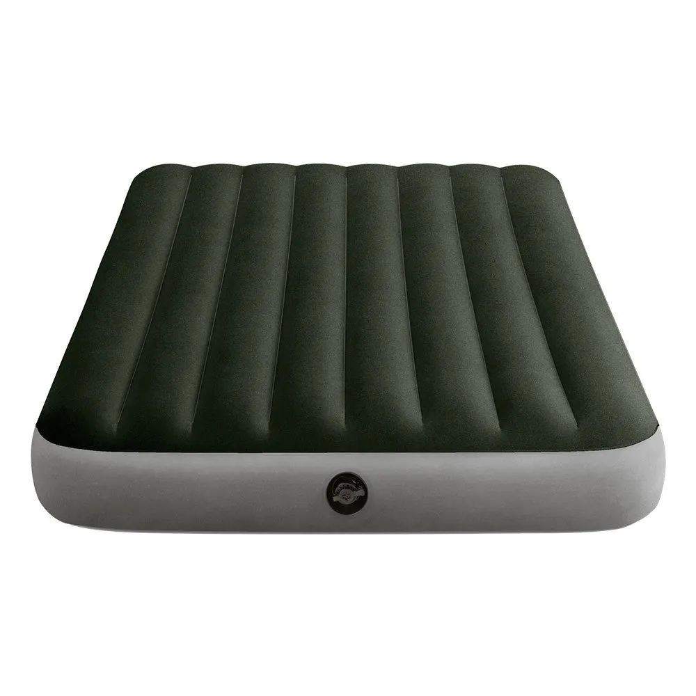 Intex Prestige Downy Doppelbettmatratze Mit Pumpe Und Fiber-tech-technologie, Green / grey, 137 x 191 x 25cm Intex Prestige Downy Doppelbettmatratze Mit Pumpe Und Fiber-tech-technologie, Green / grey, 137 x 191 x 25cm