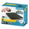 Intex Prestige Downy Doppelbettmatratze Mit Pumpe Und Fiber-tech-technologie, Green / grey, 137 x 191 x 25cm