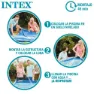 Intex Prism 400x200x122 Cm Stahl Rechteckiger Aufstellpool Mit Rahmen unisex, Grey / blue, 8418L