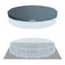 Intex Prism Ø 457x122 Cm Stahl Runder Aufstellpool, Grey / blue, 16805L