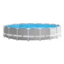 Intex Prism Ø 549x122 Cm Stahl Runder Aufstellpool, Grey / blue, 24311L