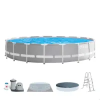 Intex Prism Ø 610x132 Cm Stahl Runder Aufstellpool unisex Intex Prism Ø 610x132 Cm Stahl Runder Aufstellpool unisex