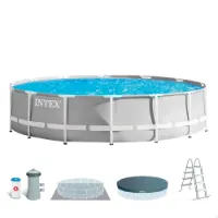 Intex Prisma Frame Round Above Ground With Filter Pool unisex Intex Prisma Frame Round Above Ground With Filter Pool unisex