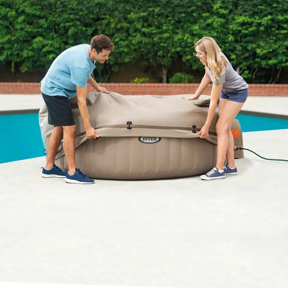 Intex Purespa Isolierende Abdeckung Für Spa Pool, Brown, One Size Intex Purespa Isolierende Abdeckung Für Spa Pool, Brown, One Size