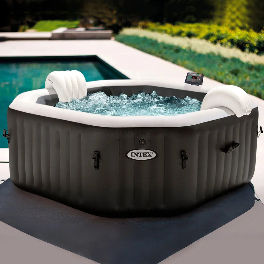 Intex Purespa Whirlpool Mit Deluxe-blasenmassagedüsen, Black / white, 795L Intex Purespa Whirlpool Mit Deluxe-blasenmassagedüsen, Black / white, 795L