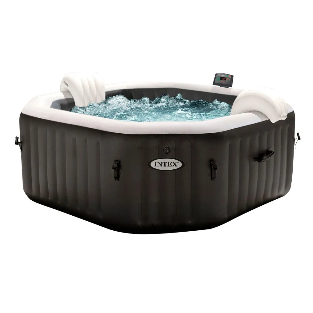 Intex Purespa Whirlpool Mit Deluxe-blasenmassagedüsen, Black / white, 795L Intex Purespa Whirlpool Mit Deluxe-blasenmassagedüsen, Black / white, 795L