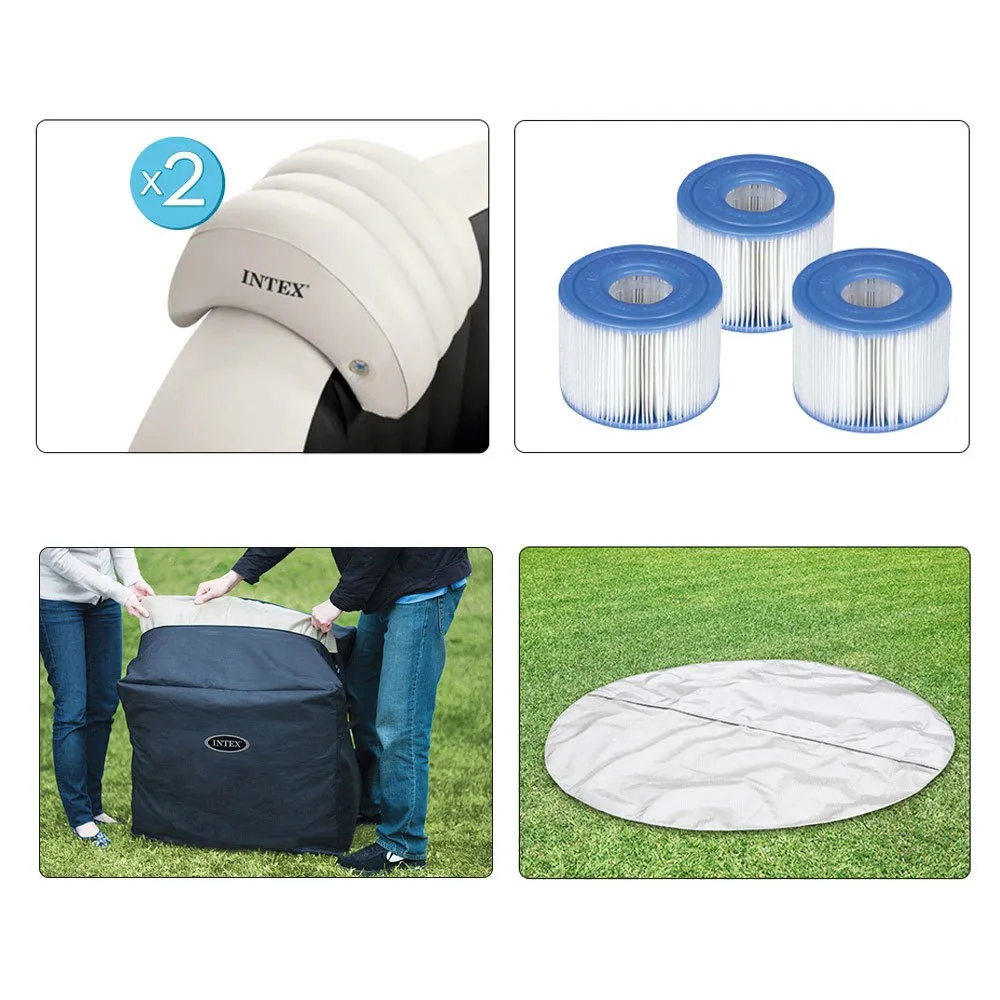 Intex Purespa Whirlpool Mit Deluxe-blasenmassagedüsen unisex