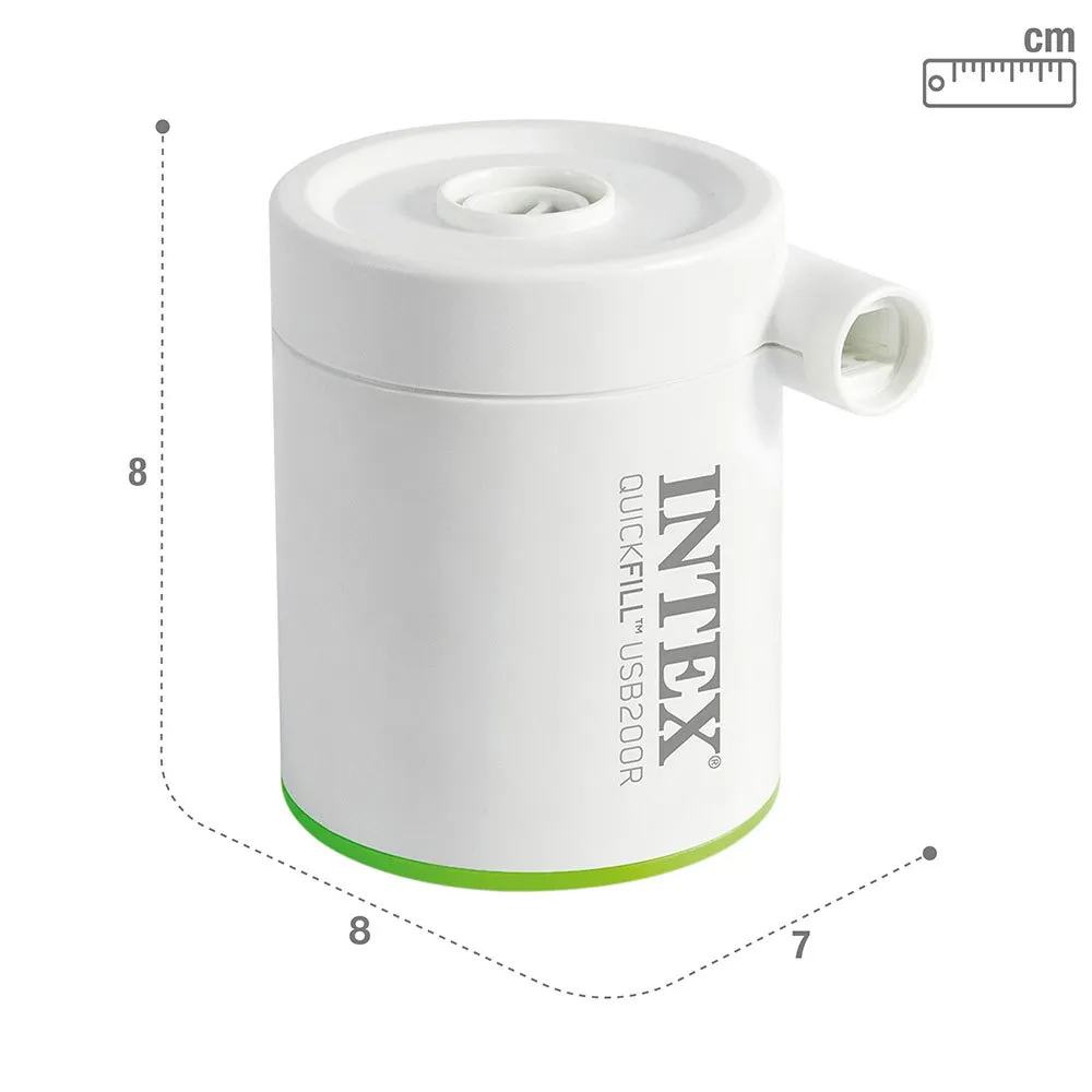 Intex Quickfill Usb200 Ac-luftpumpe, White, One Size Intex Quickfill Usb200 Ac-luftpumpe, White, One Size