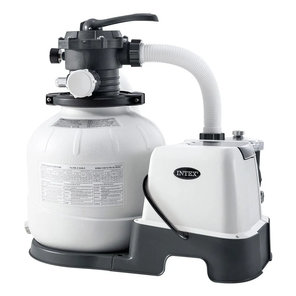 Intex Qx2100-behandlungsanlage Mit Sandfilter Und Salzchlorierung Krystal Clear 7g/h 32000 L, White / black, One Size Intex Qx2100-behandlungsanlage Mit Sandfilter Und Salzchlorierung Krystal Clear 7g/h 32000 L, White / black, One Size
