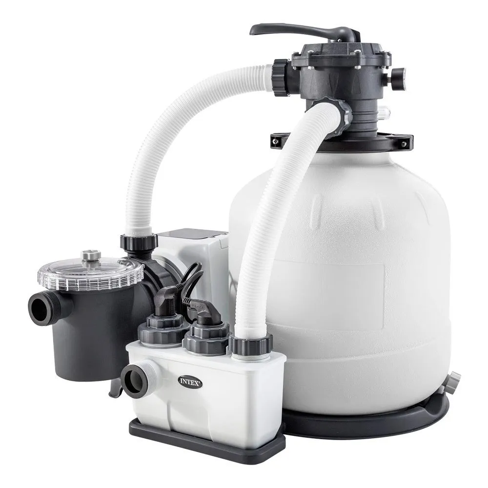 Intex Qx2600 Kläranlage Sandfilter Mit Salzwasserchlorierung Krystal Clear 11g/h 56800 L, White / black, One Size Intex Qx2600 Kläranlage Sandfilter Mit Salzwasserchlorierung Krystal Clear 11g/h 56800 L, White / black, One Size