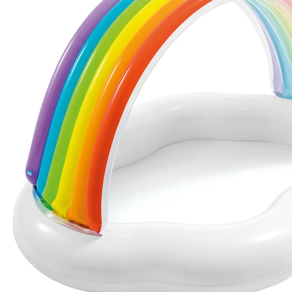 Intex Rainbow Canopy Baby Pool, Multicolor, One Size Intex Rainbow Canopy Baby Pool, Multicolor, One Size