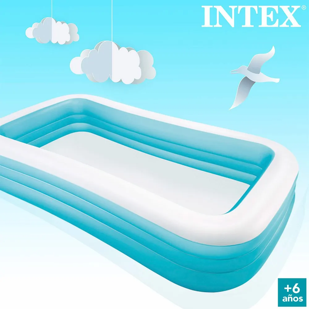 Intex Rectangular Pool, Blue, 305 x 183 x 56cm Intex Rectangular Pool, Blue, 305 x 183 x 56cm