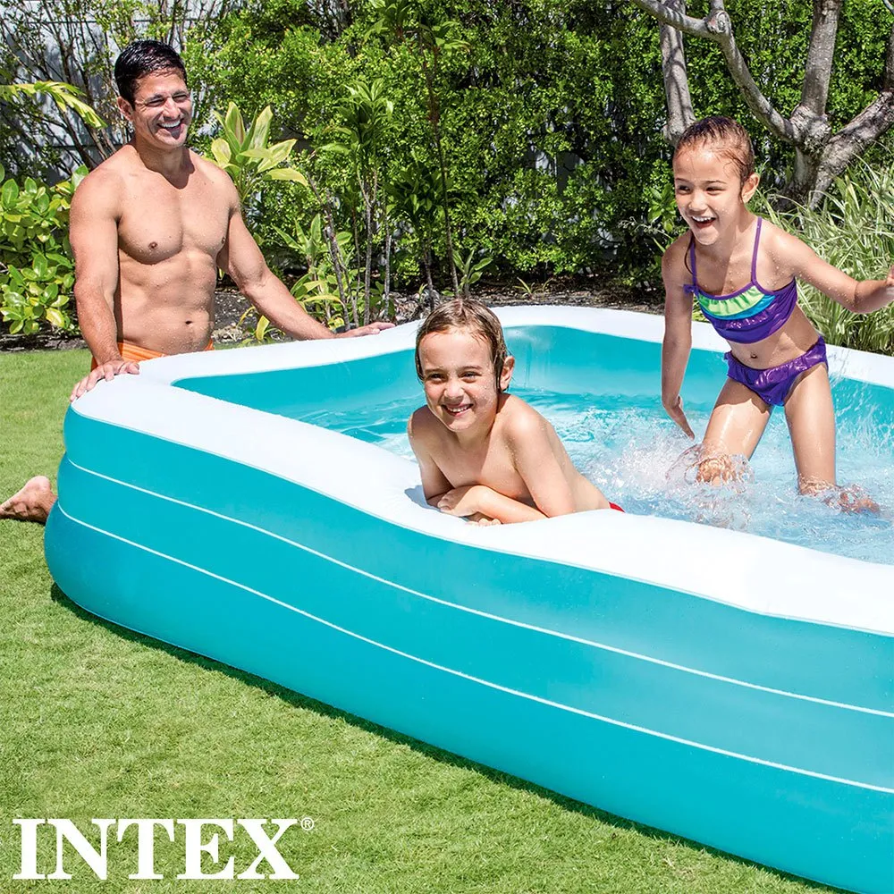 Intex Rectangular Pool, Blue, 305 x 183 x 56cm Intex Rectangular Pool, Blue, 305 x 183 x 56cm
