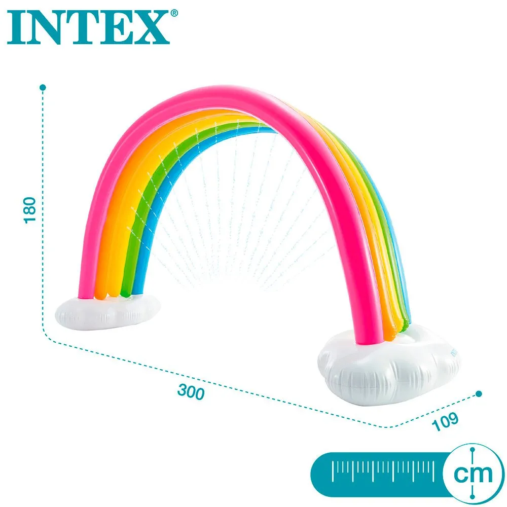 Intex Regenbogen Mit Sprinkler 300x109x180 Cm, Multicolour, 300 x 109 x 180cm Intex Regenbogen Mit Sprinkler 300x109x180 Cm, Multicolour, 300 x 109 x 180cm