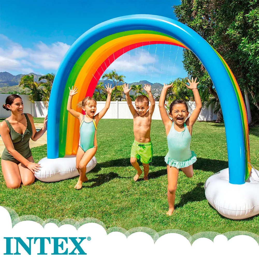 Intex Regenbogen Mit Sprinkler 300x109x180 Cm, Multicolour, 300 x 109 x 180cm Intex Regenbogen Mit Sprinkler 300x109x180 Cm, Multicolour, 300 x 109 x 180cm