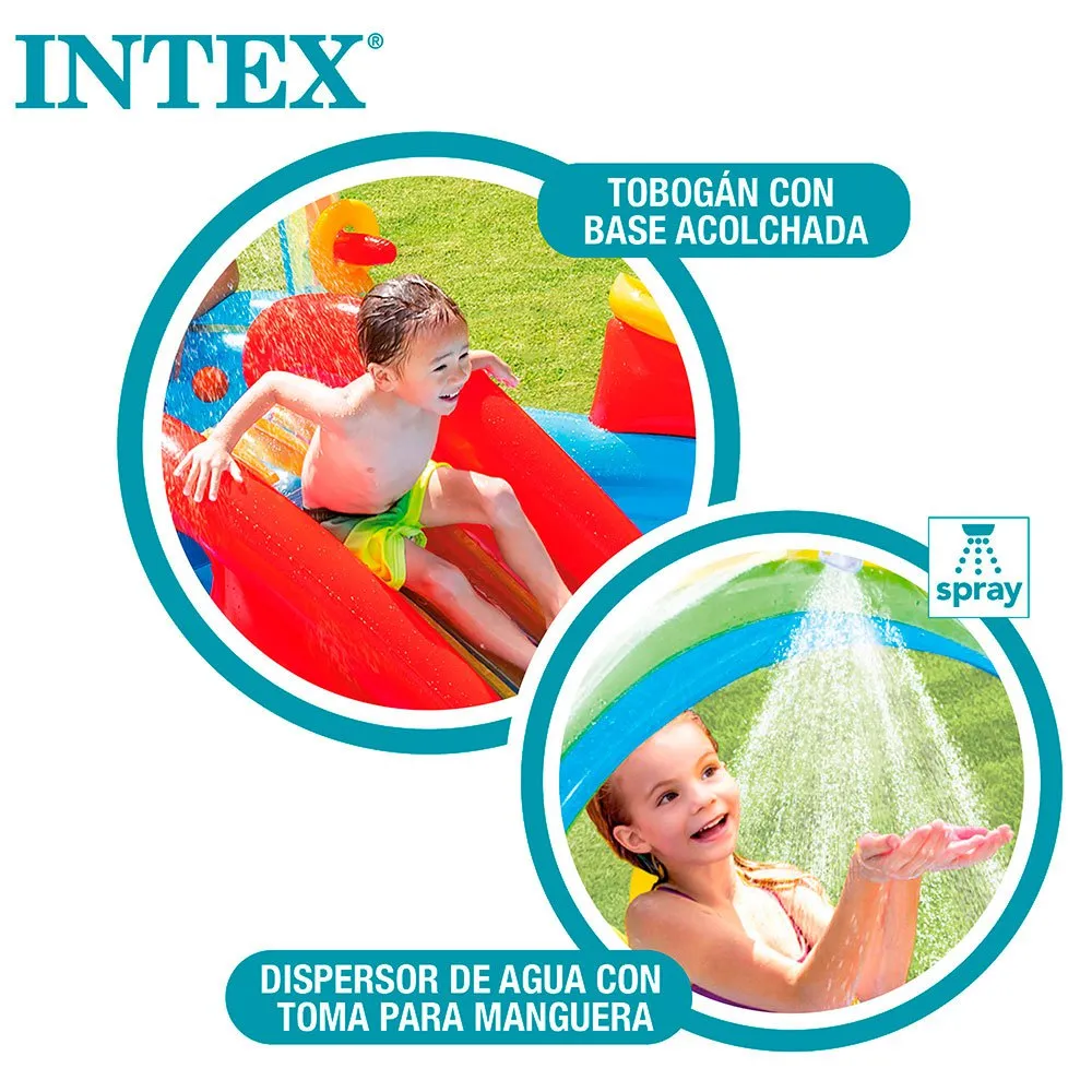 Intex Regenbogenbecken, Multicolor, 297 x 193 x 135cm Intex Regenbogenbecken, Multicolor, 297 x 193 x 135cm
