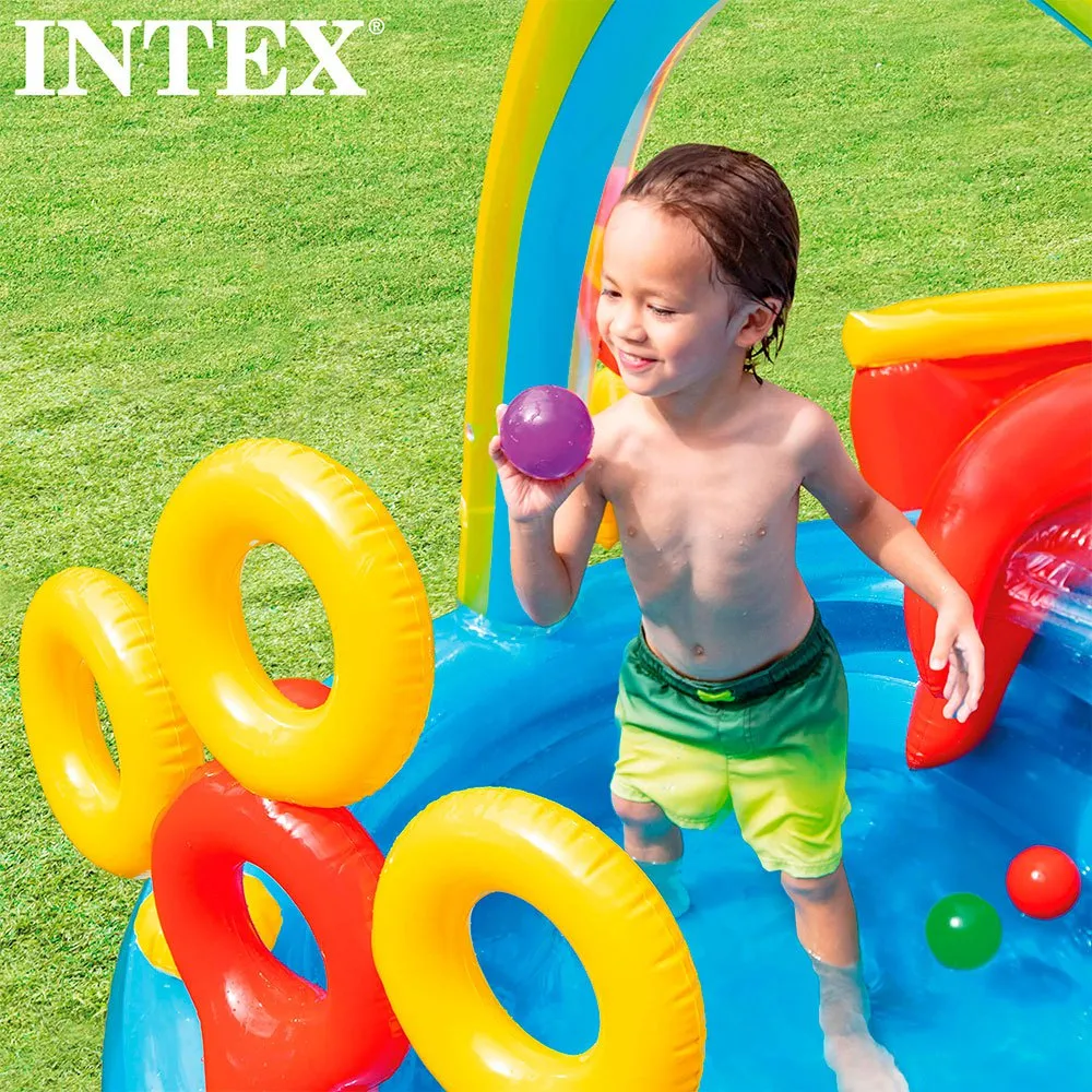 Intex Regenbogenbecken, Multicolor, 297 x 193 x 135cm Intex Regenbogenbecken, Multicolor, 297 x 193 x 135cm