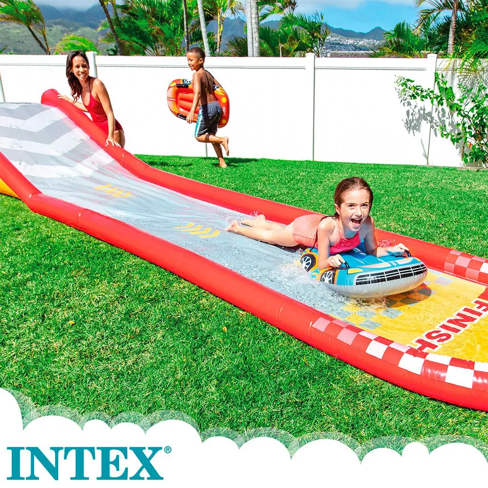Intex Renn Spaß Rutschbahn 561x119x79 Cm, Multicolour, 561 x 119 x 79cm Intex Renn Spaß Rutschbahn 561x119x79 Cm, Multicolour, 561 x 119 x 79cm