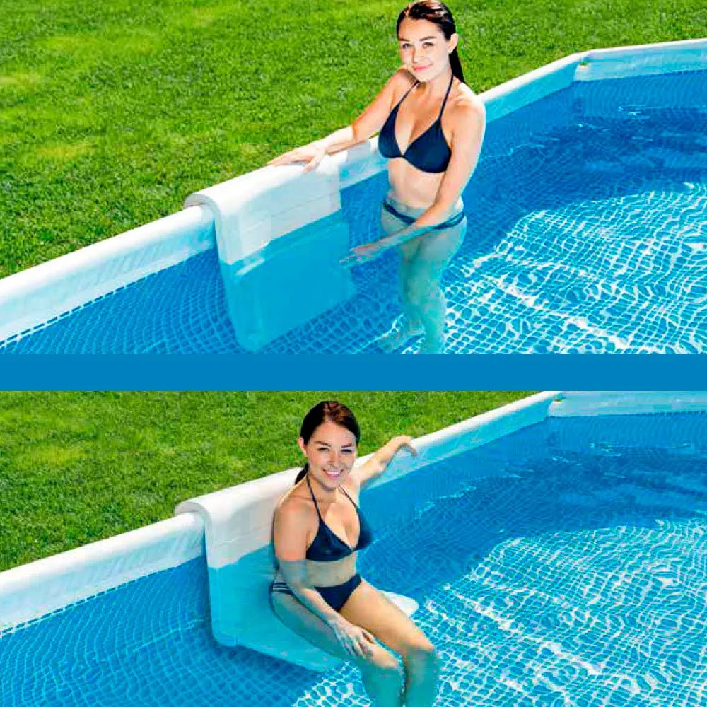 Intex Schwimmbadstuhl Für Aufstellpools, White, One Size Intex Schwimmbadstuhl Für Aufstellpools, White, One Size