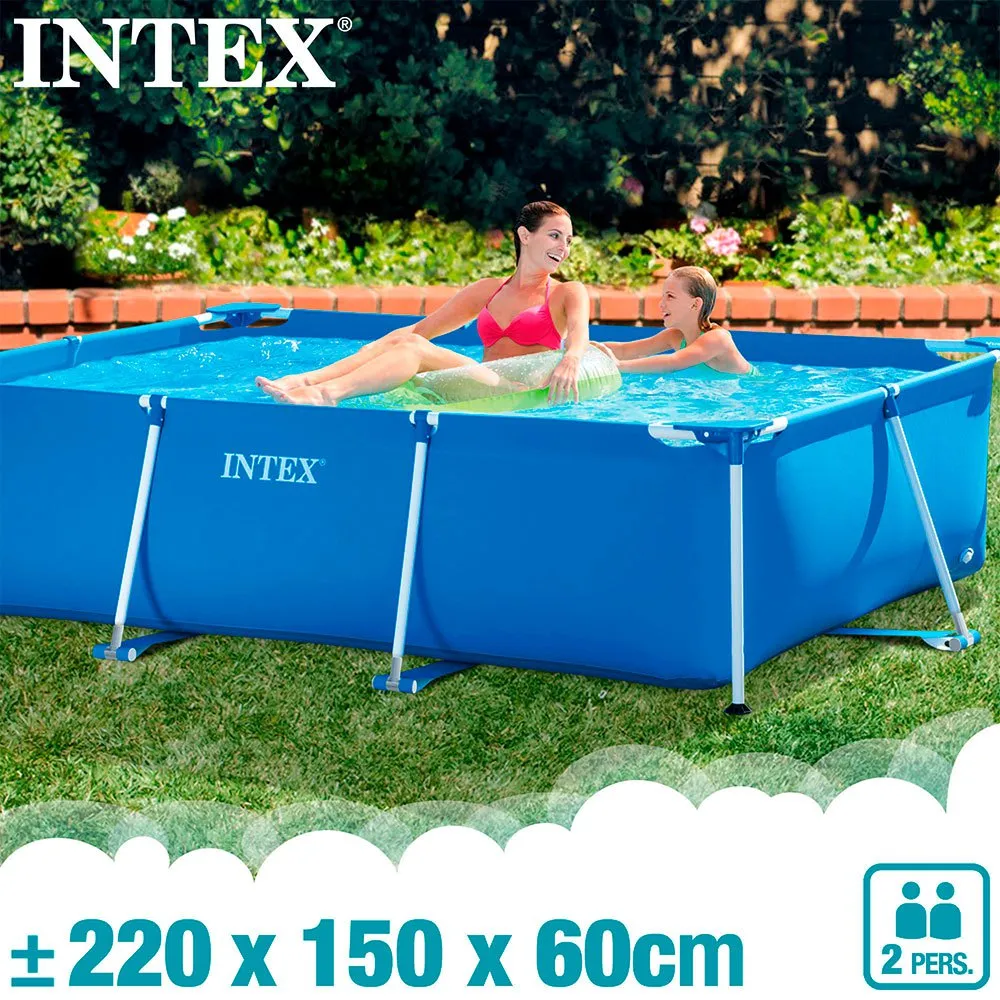 Intex Small Frame Collapsible 220x150x60 Cm Pool, 220 x 150 x 60cm Intex Small Frame Collapsible 220x150x60 Cm Pool, 220 x 150 x 60cm