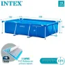 Intex Small Frame Collapsible 220x150x60 Cm Pool, 220 x 150 x 60cm