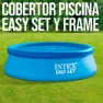 Intex Solar Poolabdeckung 305 Cm, Blue, Für Easy Set/Metal Frame Pools