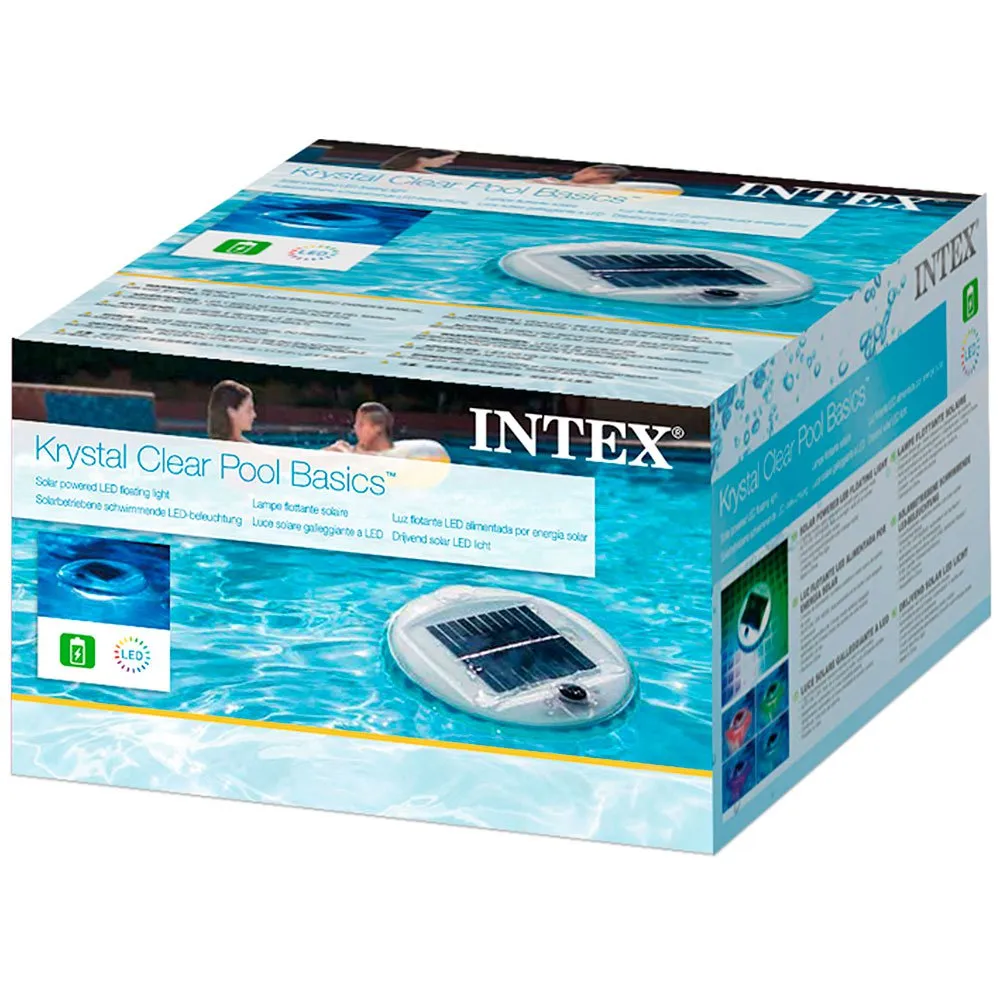 Intex Solar Powered Floating Led Licht, White / blue, One Size Intex Solar Powered Floating Led Licht, White / blue, One Size