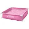 Intex Stahl Quadratischer Aufstellpool 122x122x30 Cm, Pink, 342L