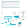Intex Stahl Rechteckiges Aufstellbecken Ultra Xtr Mit Chlorinator 732x366x132 Cm, Grey / blue, 31805L