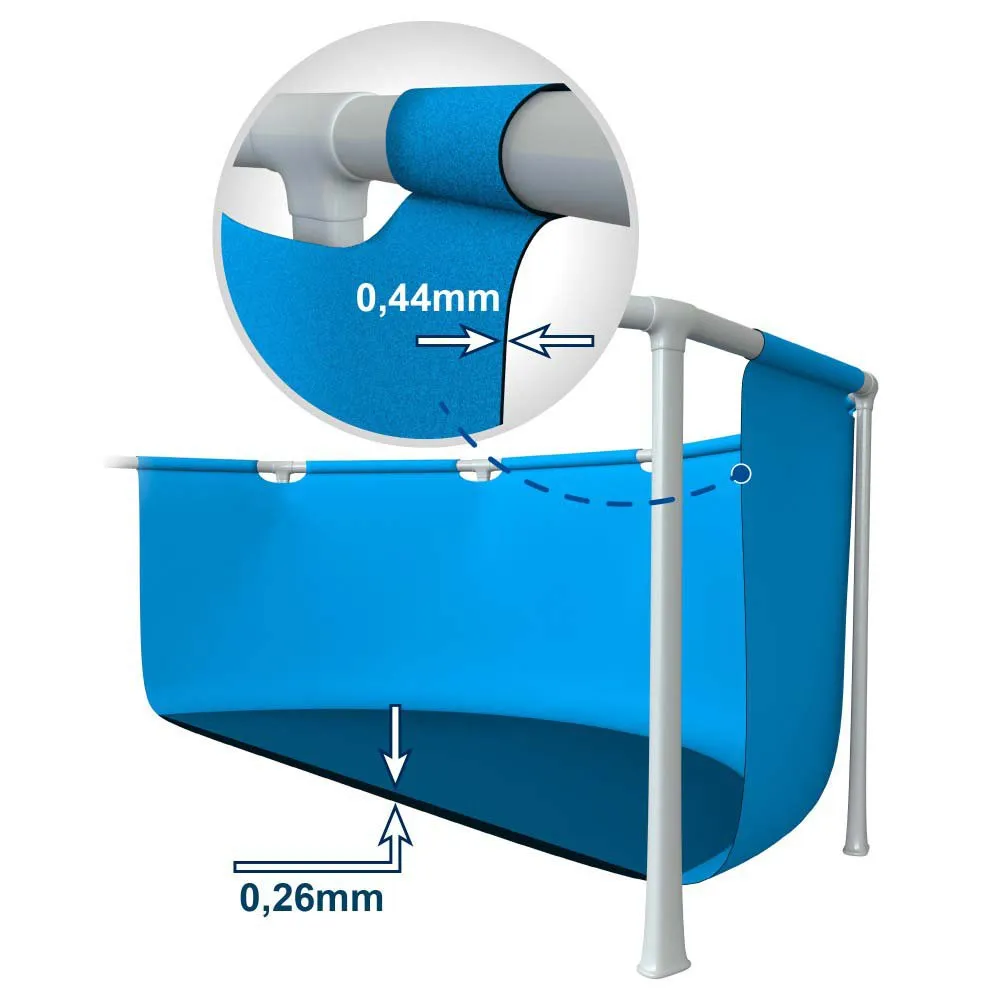 Intex Stahl Runder Aufstellpool Mit Überdachung 183cm, Blue, 700L Intex Stahl Runder Aufstellpool Mit Überdachung 183cm, Blue, 700L