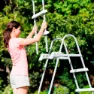 Intex Stufen Für Aufstellbecken, White / grey, 91-107cm