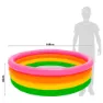 Intex Sunset 4-ringe-pool, Multicolor, 617L