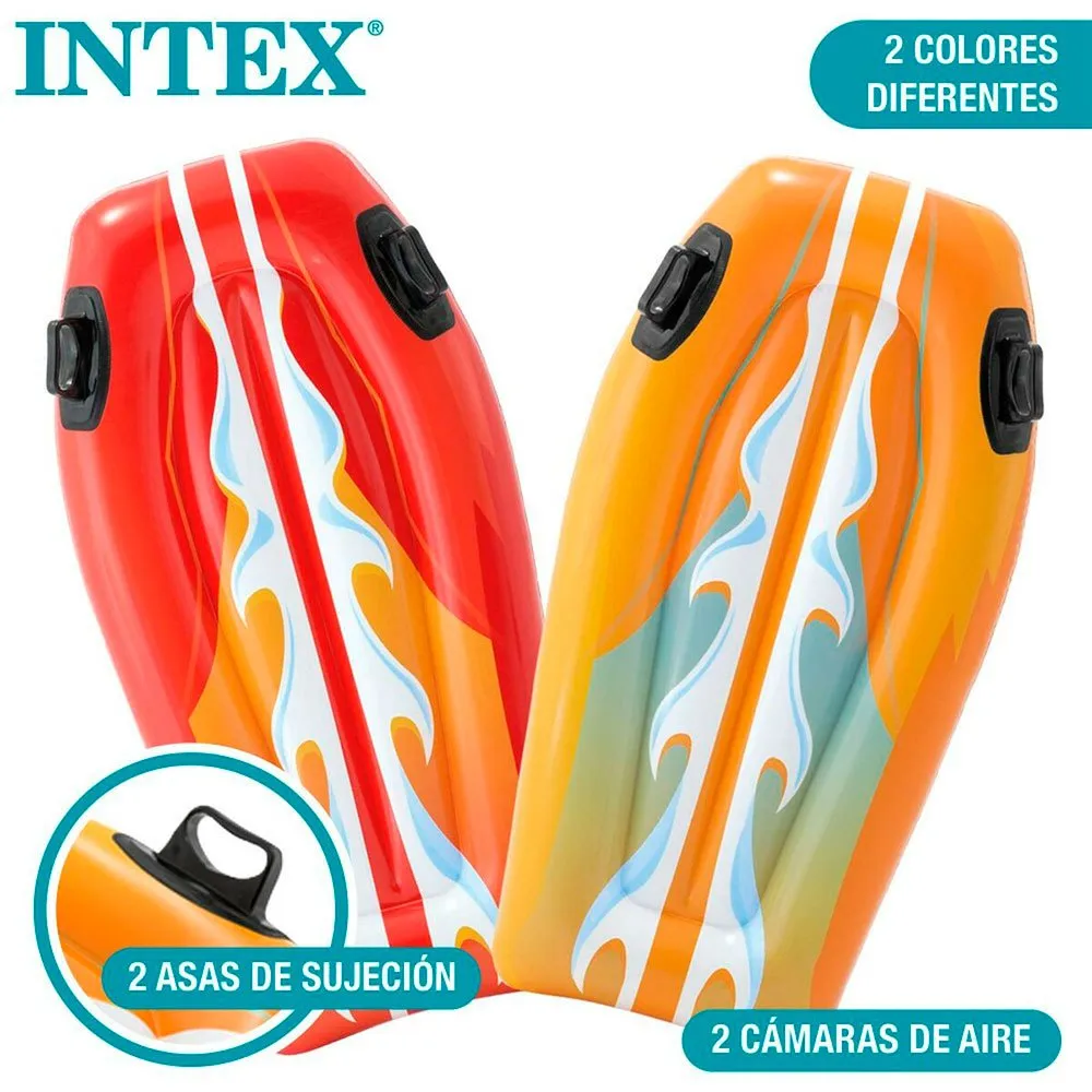 Intex Surftisch Mit Joy Rider 2 Griffsortiment 112x62 Cm unisex, Multicolor, One Size Intex Surftisch Mit Joy Rider 2 Griffsortiment 112x62 Cm unisex, Multicolor, One Size