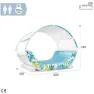 Intex Tropical Canopy Lounge Luftmatratze Für Pool unisex, White / blue, 224 x 150 x 165cm