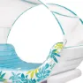 Intex Tropical Canopy Lounge Luftmatratze Für Pool, White / blue, 224 x 150 x 165cm