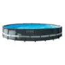 Intex Ultra Xtr 610x122 Cm Stahl Runder Aufstellpool, Grey / blue, 30079L