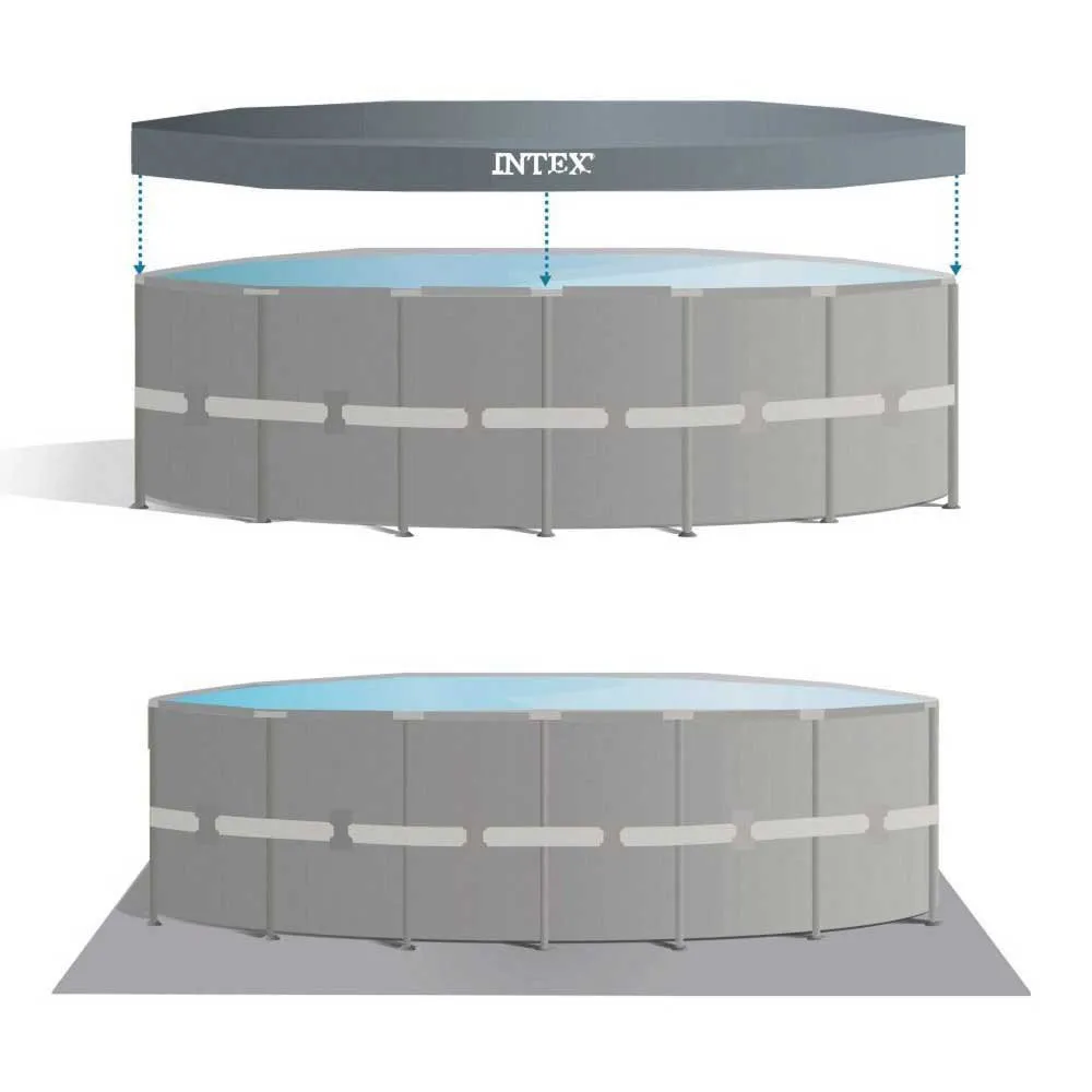 Intex Ultra Xtr 732x132 Cm Stahl Runder Aufstellpool unisex, Grey / blue, 47241L Intex Ultra Xtr 732x132 Cm Stahl Runder Aufstellpool unisex, Grey / blue, 47241L