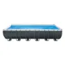 Intex Ultra Xtr 732x366x132 Cm Stahl Rechteckiger Aufstellpool Mit Rahmen unisex, Grey / blue, 31805L